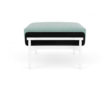 Lloyd Flanders™ Solstice Ottoman  - Ebony, White