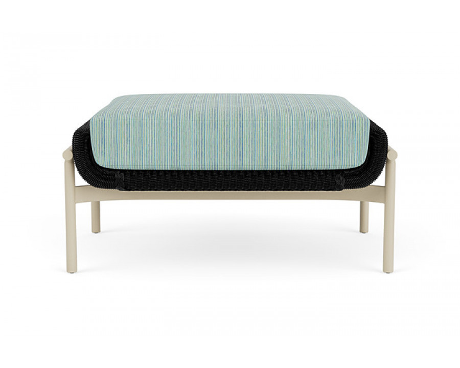 Lloyd Flanders™ Solstice Ottoman  - Ebony, Linen