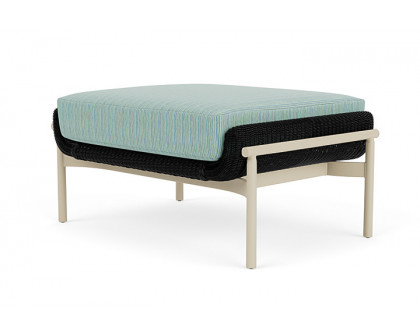 Lloyd Flanders™ Solstice Ottoman  - Ebony, Linen