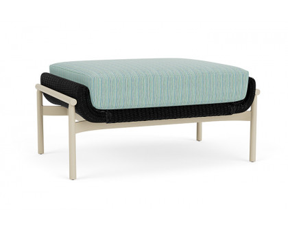 Lloyd Flanders™ Solstice Ottoman  - Ebony, Linen