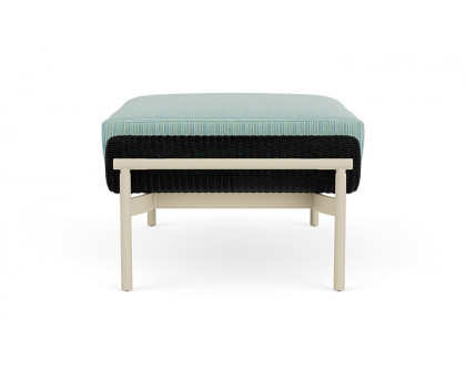 Lloyd Flanders™ Solstice Ottoman  - Ebony, Linen