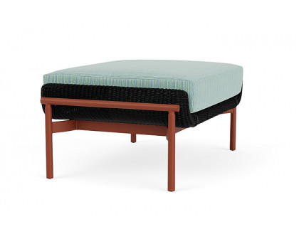 Lloyd Flanders™ Solstice Ottoman  - Ebony, Terracotta