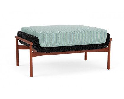 Lloyd Flanders™ Solstice Ottoman  - Ebony, Terracotta