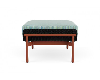 Lloyd Flanders™ Solstice Ottoman  - Ebony, Terracotta