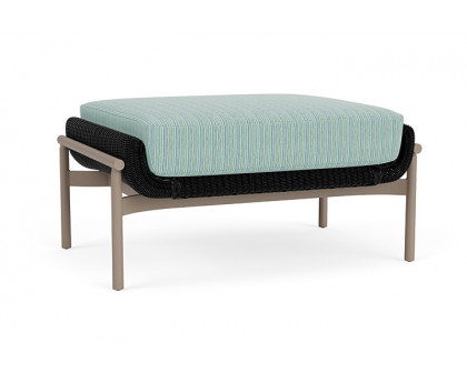 Lloyd Flanders™ Solstice Ottoman  - Ebony, French Beige