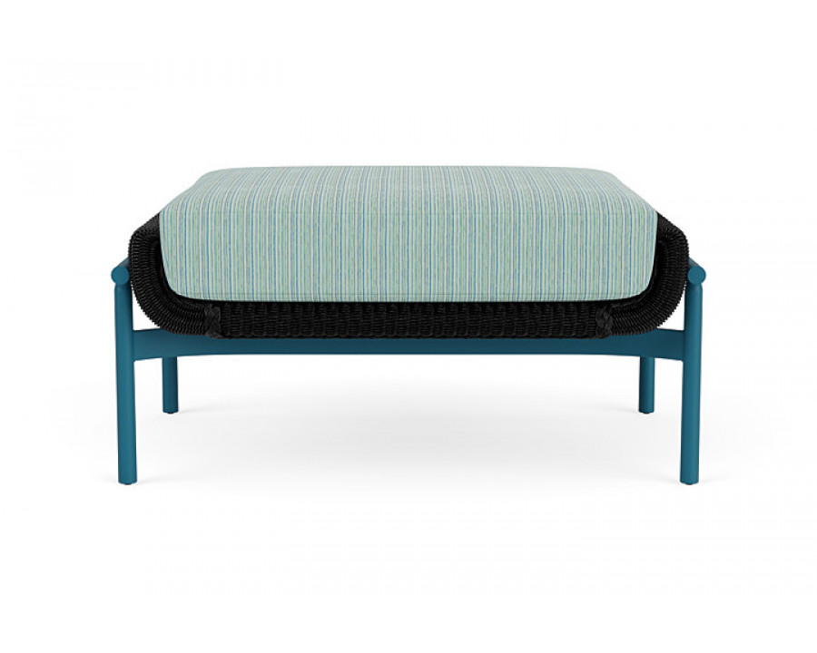 Lloyd Flanders™ Solstice Ottoman  - Ebony, Peacock