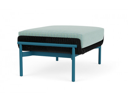 Lloyd Flanders™ Solstice Ottoman  - Ebony, Peacock