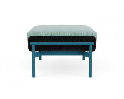 Lloyd Flanders™ Solstice Ottoman  - Ebony, Peacock