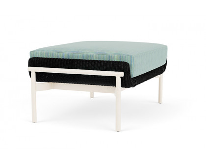 Lloyd Flanders™ Solstice Ottoman  - Ebony, Ivory