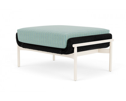 Lloyd Flanders™ Solstice Ottoman  - Ebony, Ivory