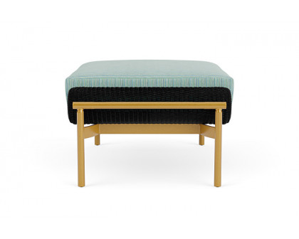 Lloyd Flanders™ Solstice Ottoman  - Ebony, Metallic Gold