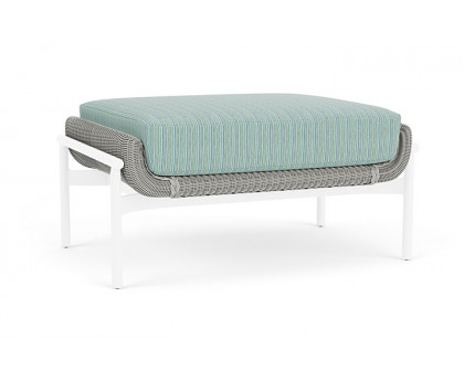 Lloyd Flanders™ Solstice Ottoman  - Platinum, White