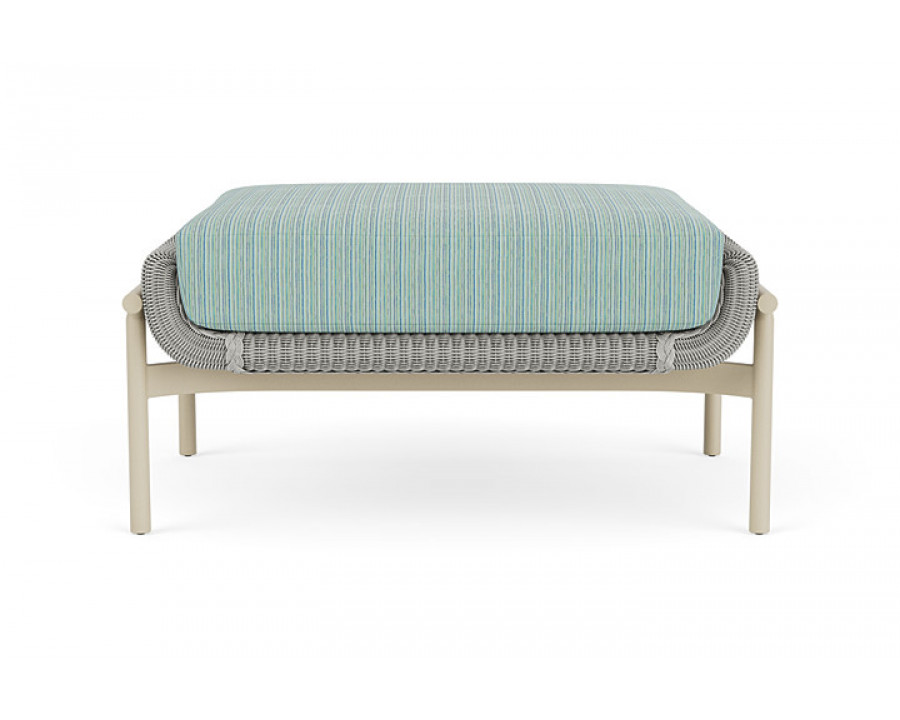 Lloyd Flanders™ Solstice Ottoman  - Platinum, Linen