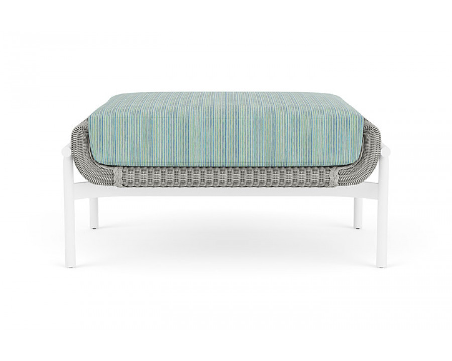 Lloyd Flanders™ Solstice Ottoman  - Platinum, Matte White