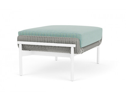 Lloyd Flanders™ Solstice Ottoman  - Platinum, Matte White