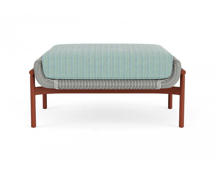 Lloyd Flanders™ Solstice Ottoman  - Platinum, Terracotta