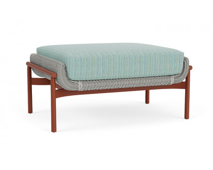 Lloyd Flanders™ Solstice Ottoman  - Platinum, Terracotta