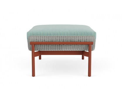 Lloyd Flanders™ Solstice Ottoman  - Platinum, Terracotta