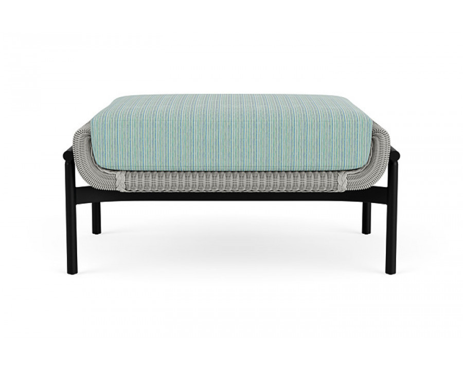 Lloyd Flanders™ Solstice Ottoman  - Platinum, Ebony