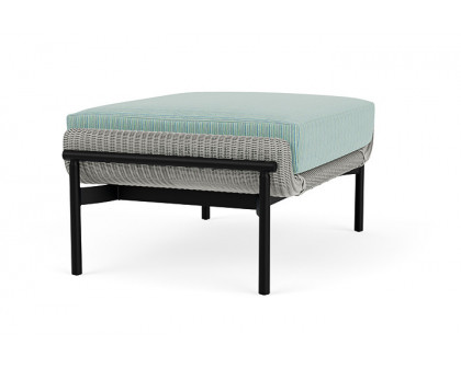 Lloyd Flanders™ Solstice Ottoman  - Platinum, Ebony