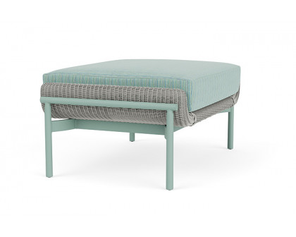 Lloyd Flanders™ Solstice Ottoman  - Platinum, Sea Glass