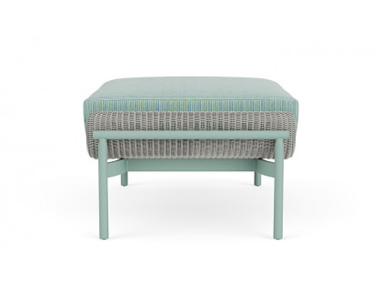 Lloyd Flanders™ Solstice Ottoman  - Platinum, Sea Glass