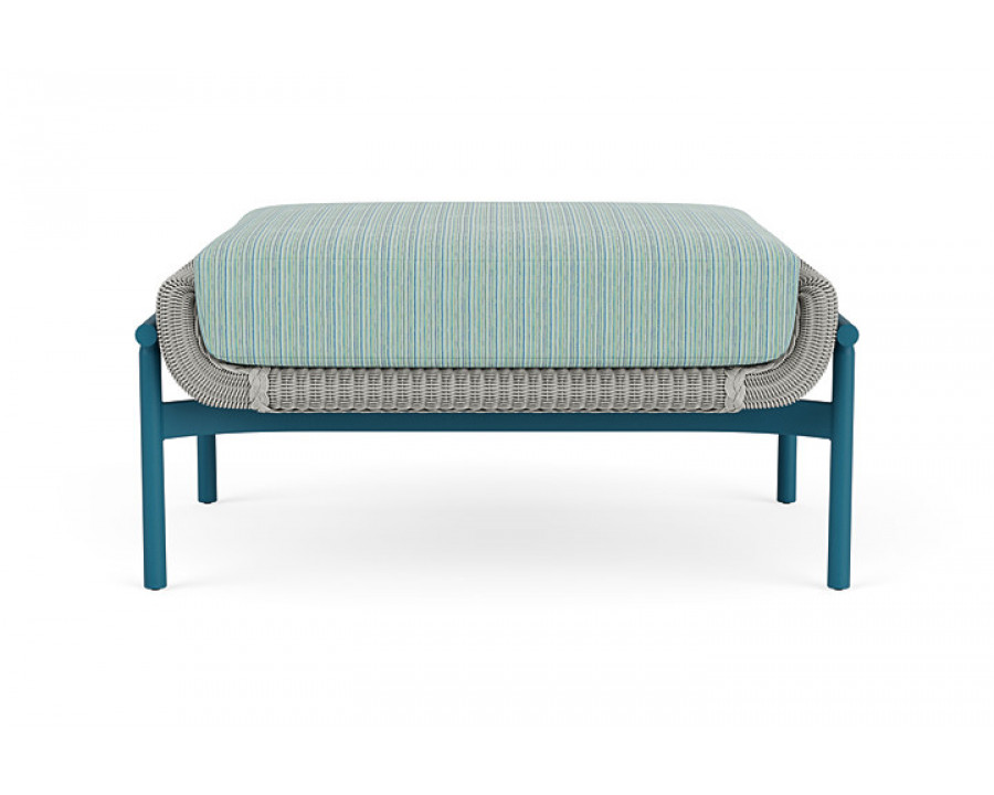 Lloyd Flanders™ Solstice Ottoman  - Platinum, Peacock