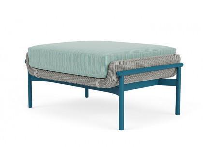 Lloyd Flanders™ Solstice Ottoman  - Platinum, Peacock