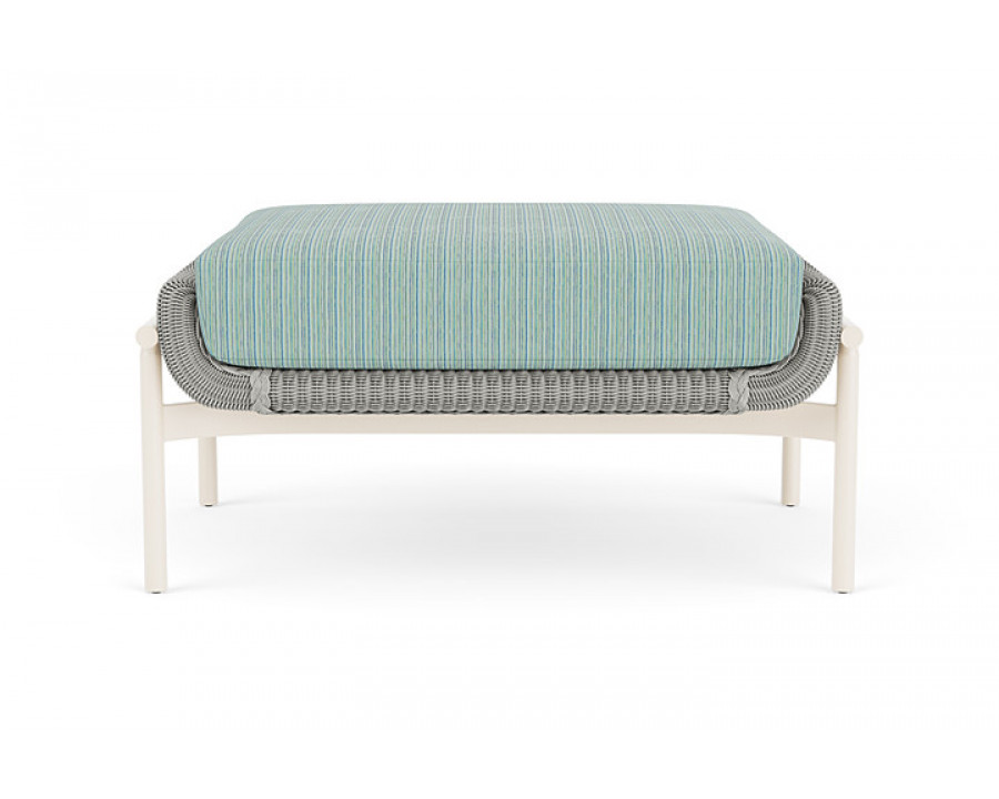 Lloyd Flanders™ Solstice Ottoman  - Platinum, Ivory