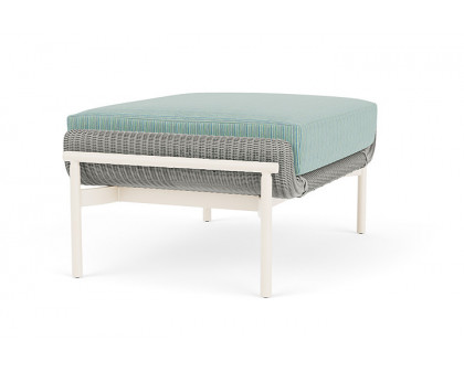 Lloyd Flanders™ Solstice Ottoman  - Platinum, Ivory