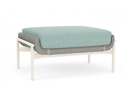 Lloyd Flanders™ Solstice Ottoman  - Platinum, Ivory