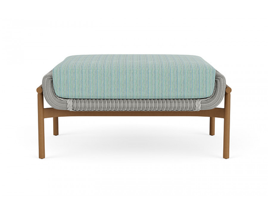 Lloyd Flanders™ Solstice Ottoman  - Platinum, Hickory