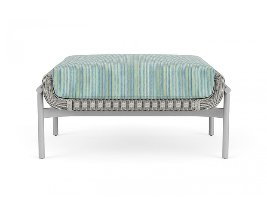 Lloyd Flanders™ Solstice Ottoman  - Platinum, Metallic Silver