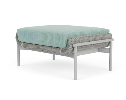 Lloyd Flanders™ Solstice Ottoman  - Platinum, Metallic Silver