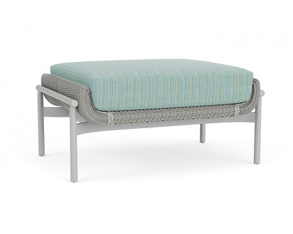 Lloyd Flanders™ Solstice Ottoman  - Platinum, Metallic Silver