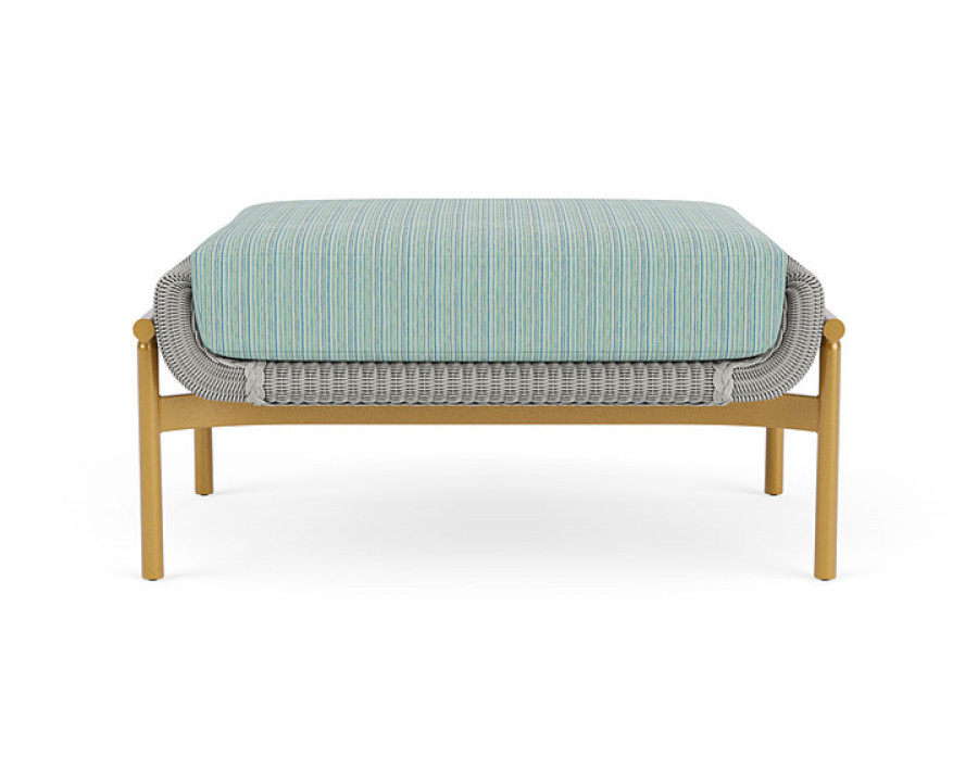 Lloyd Flanders™ Solstice Ottoman  - Platinum, Metallic Gold