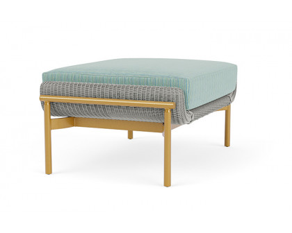 Lloyd Flanders™ Solstice Ottoman  - Platinum, Metallic Gold