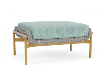 Lloyd Flanders™ Solstice Ottoman  - Platinum, Metallic Gold