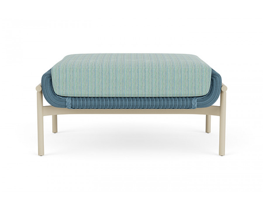 Lloyd Flanders™ Solstice Ottoman  - Stillwater, Linen