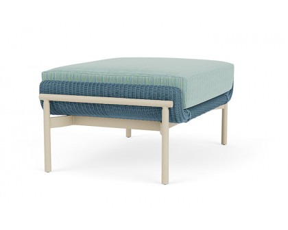 Lloyd Flanders™ Solstice Ottoman  - Stillwater, Linen