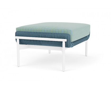 Lloyd Flanders™ Solstice Ottoman  - Stillwater, Matte White