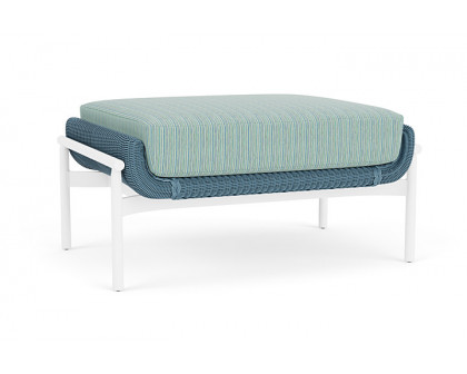 Lloyd Flanders™ Solstice Ottoman  - Stillwater, Matte White