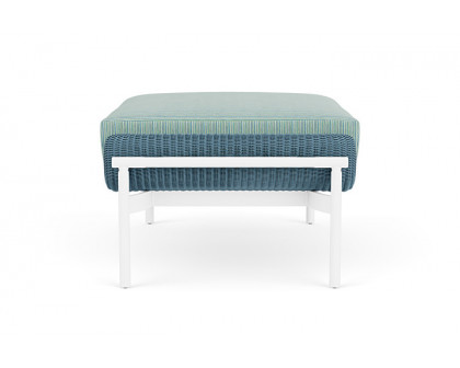 Lloyd Flanders™ Solstice Ottoman  - Stillwater, Matte White