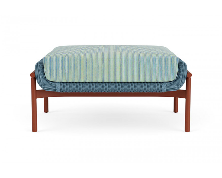 Lloyd Flanders™ Solstice Ottoman  - Stillwater, Terracotta