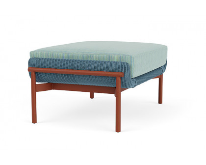 Lloyd Flanders™ Solstice Ottoman  - Stillwater, Terracotta