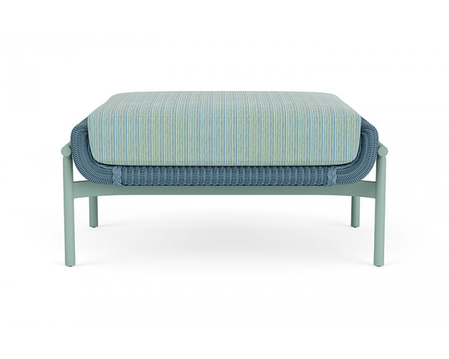 Lloyd Flanders™ Solstice Ottoman  - Stillwater, Sea Glass