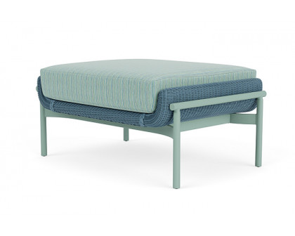 Lloyd Flanders™ Solstice Ottoman  - Stillwater, Sea Glass