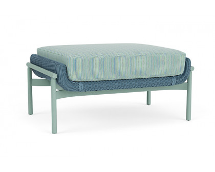 Lloyd Flanders™ Solstice Ottoman  - Stillwater, Sea Glass