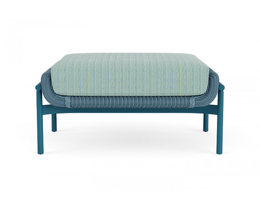 Lloyd Flanders™ Solstice Ottoman  - Stillwater, Peacock