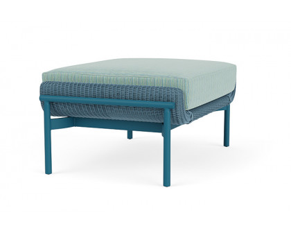 Lloyd Flanders™ Solstice Ottoman  - Stillwater, Peacock